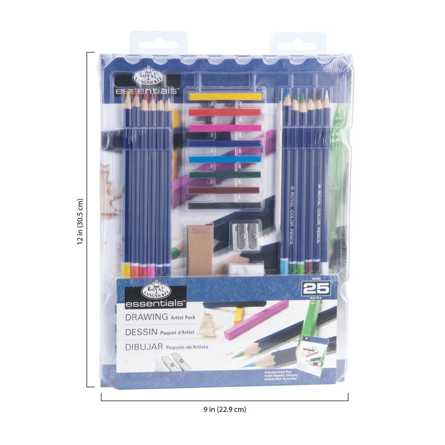 RD583 - Drawing Artist Pack - 25pc infographic 1