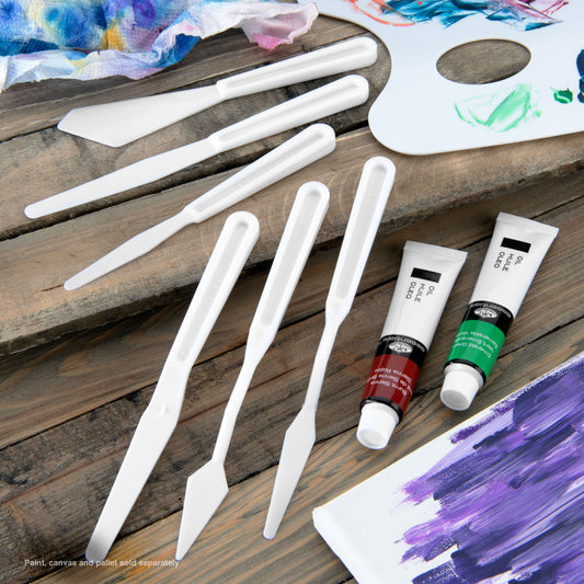 RD70 - Essentials™ 6pc Plastic Palette Knife Set glam