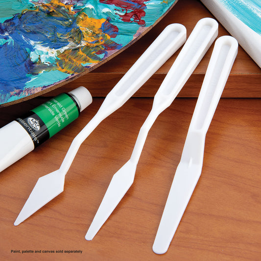 RD71 - Essentials™ 3pc Plastic Palette Knife Set glam