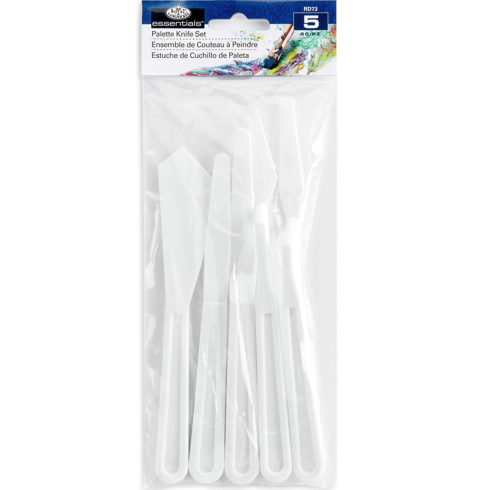 RD73 - 5 Palette Knife Set package front