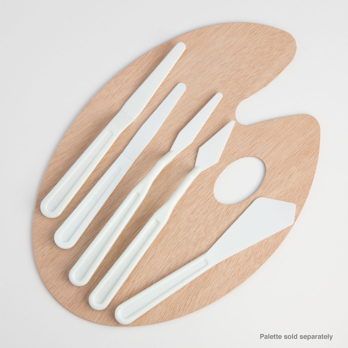 RD73 | Royal & Langnickel Essentials 5-Piece Plastic Palette Knife Set