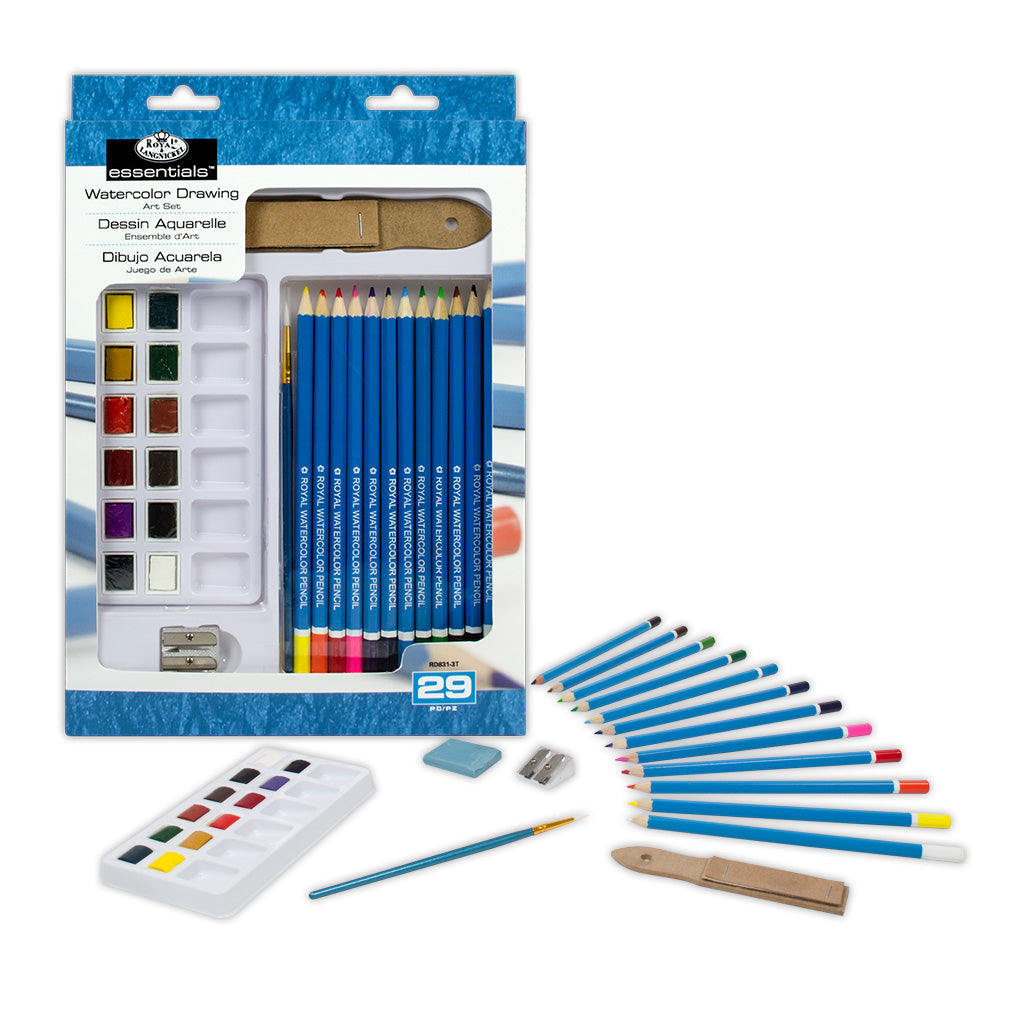 RD831 - Watercolor Pencil Art Set - 29pc