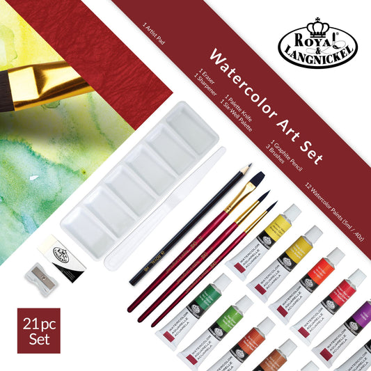 RD845L - Watercolor Art Set - 21pc infographic 1