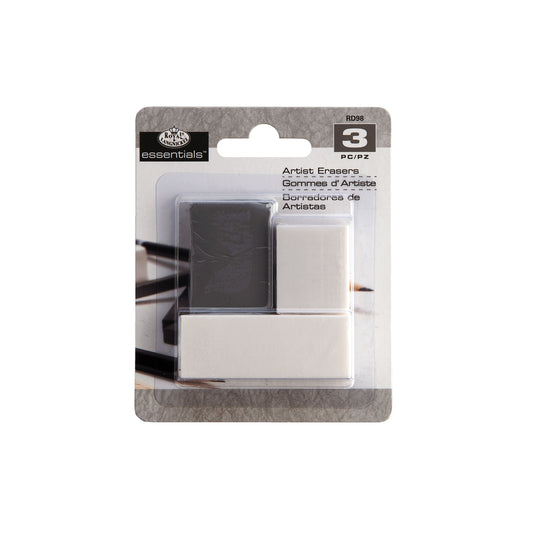 RD98 - 3pc Assorted Erasers package front