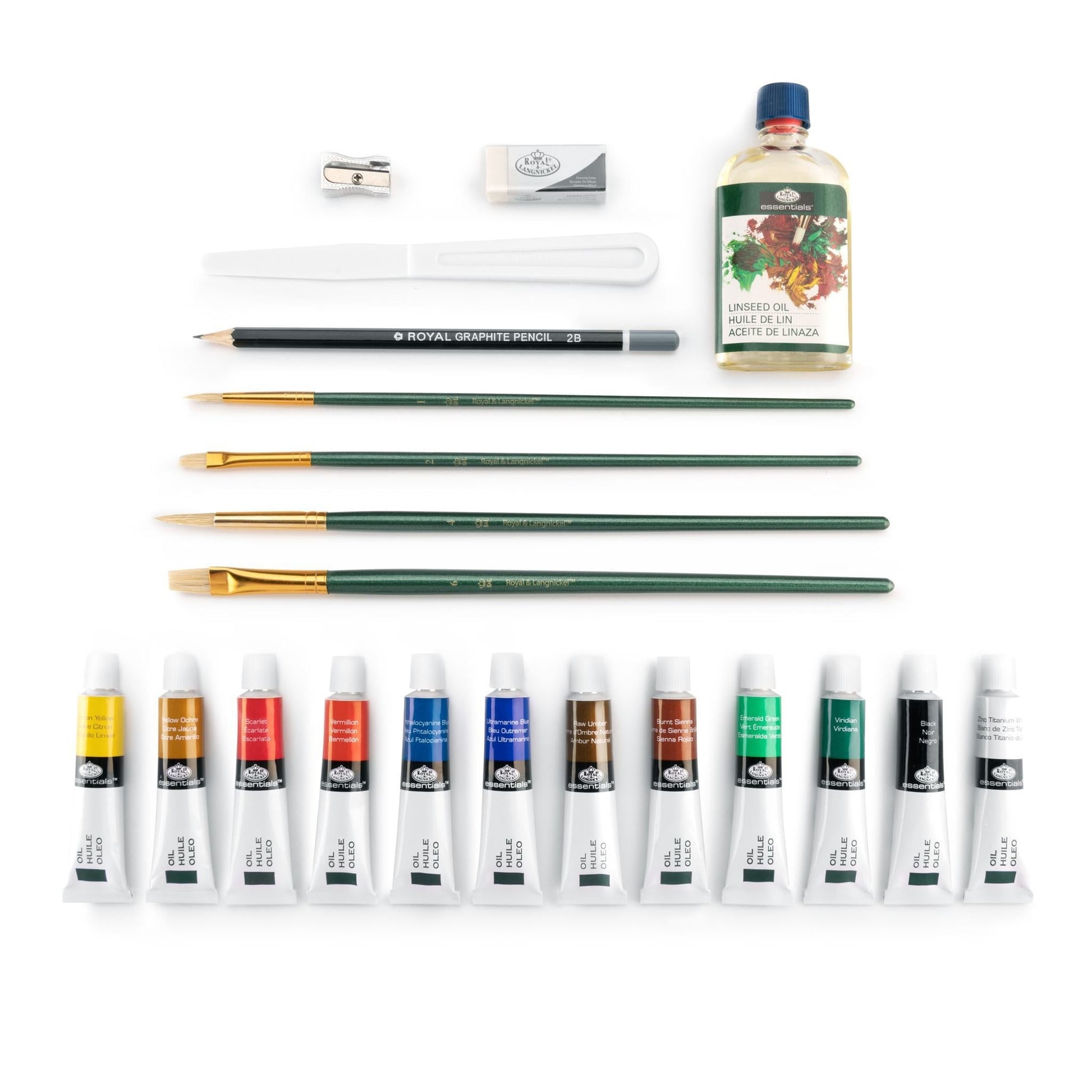 REA4903 - Essentials™ 28pc Oil Painting Travel Easel Art Set glam 4