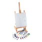 REA5704 | Acrylic Paint H-Frame Easel Art Set - 23pc