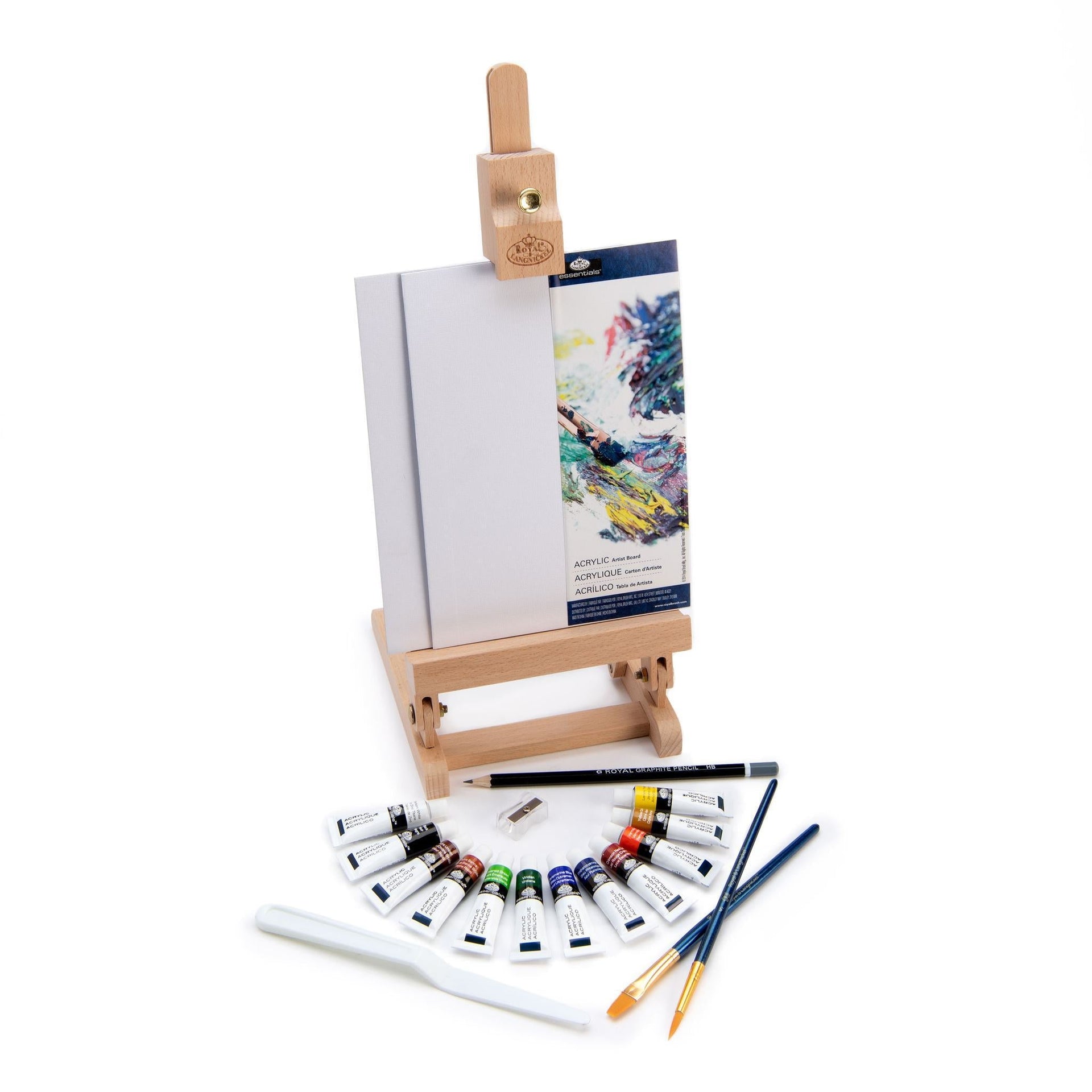 REA5804 | Acrylic H-Easel Art Set – Royal & Langnickel