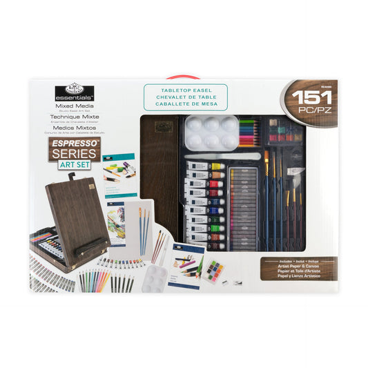 REA5980 | Mixed Media Artist Easel Set - 151pc | Espresso Series