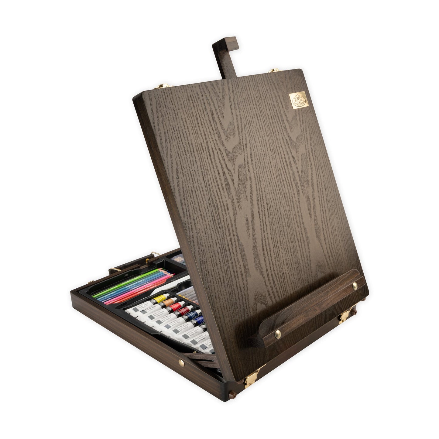 REA5980 | Mixed Media Artist Easel Set - 151pc | Espresso Series