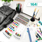 REA5999 | 164pc Mixed Media Artist Satchel Carry Set