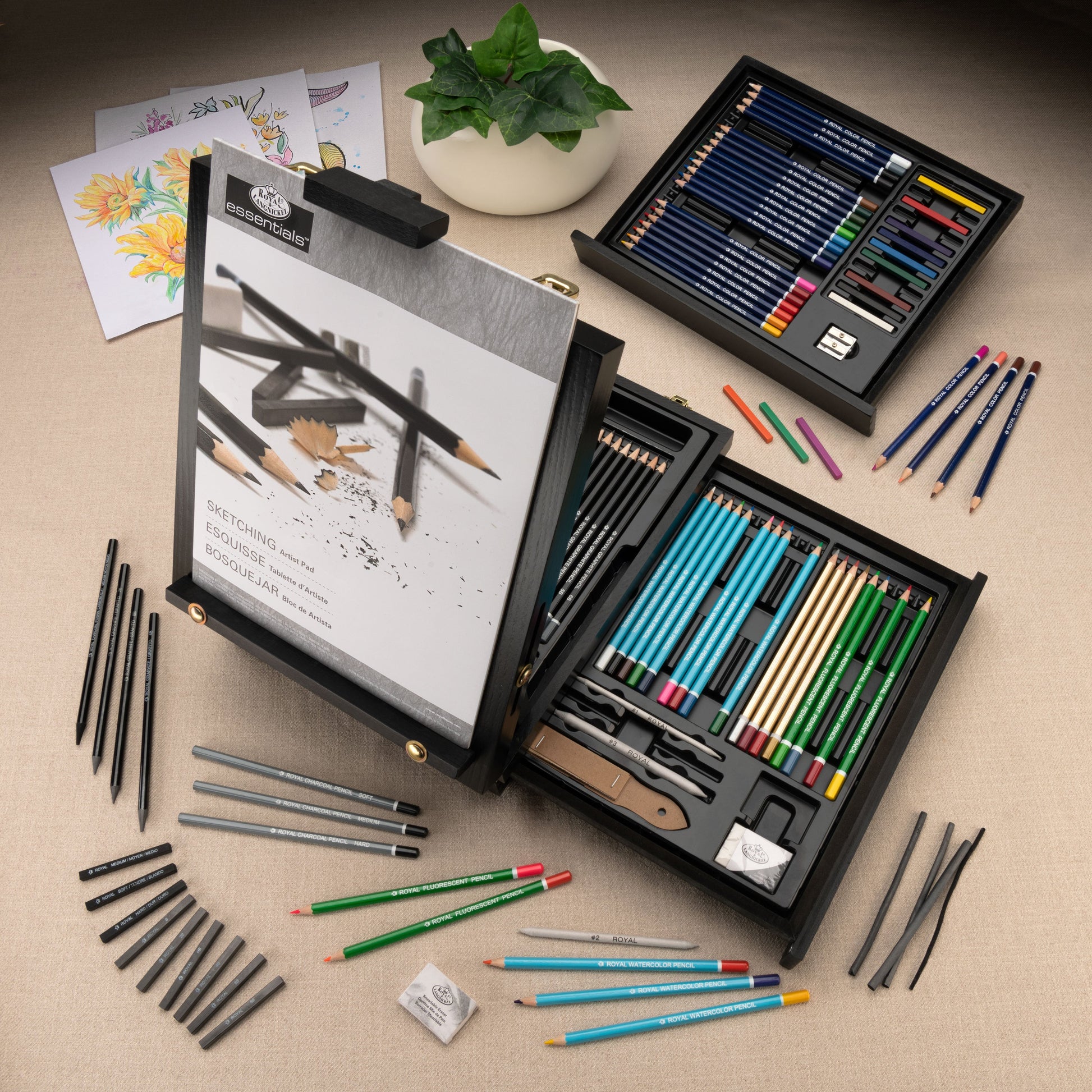 REA6450 - Black Series Sketching/Drawing Artist Set glam