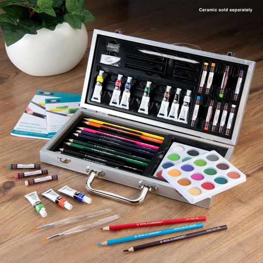 RSET-MM3000 - Essentials™ 85pc Mixed Media Beginners Travel Art Set glam 2