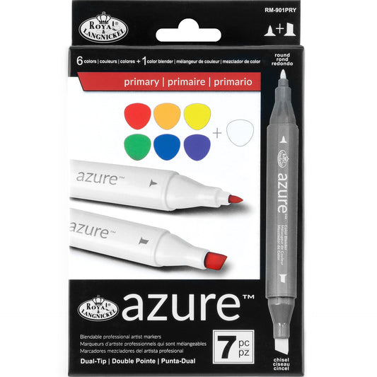 RM-901PRY - Primary Color Marker Set - 7pc packaging front