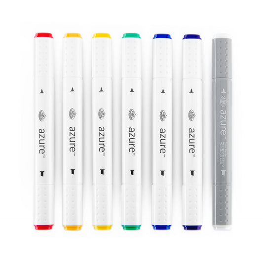 RM-901PRY - Primary Color Marker Set - 7pc