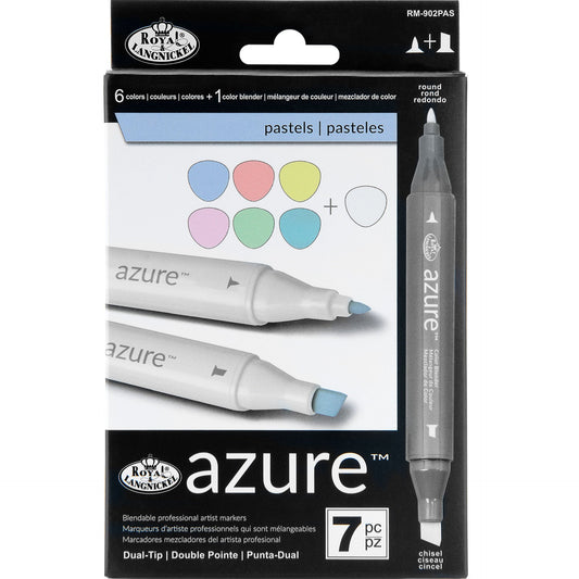 RM-902PAS - Pastel Color Marker Set - 7pc packaging front