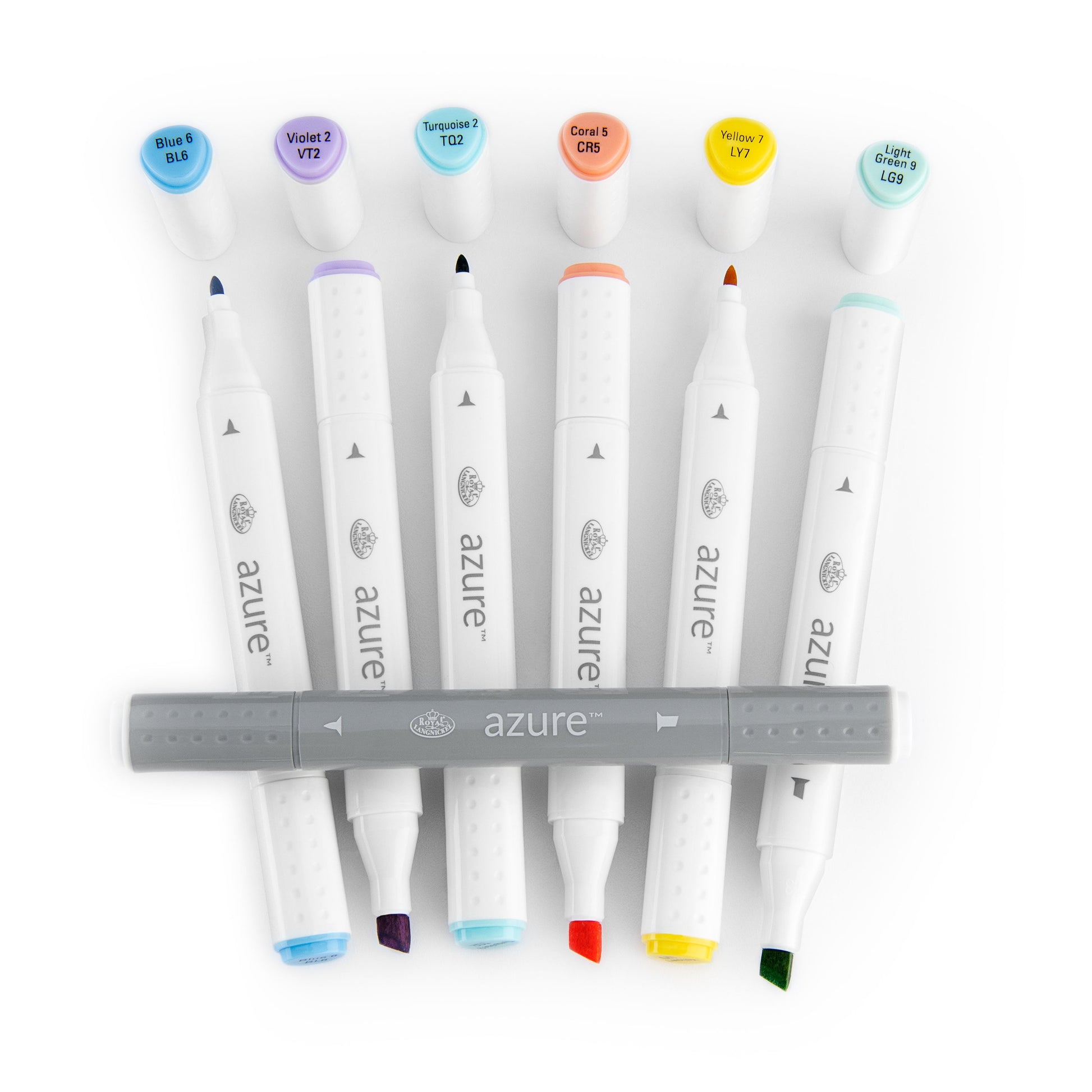 RM-902PAS - Pastel Color Marker Set - 7pc 2