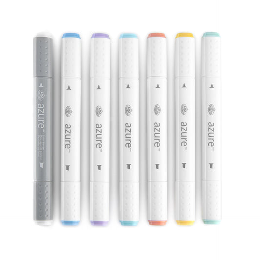 RM-902PAS - Pastel Color Marker Set - 7pc