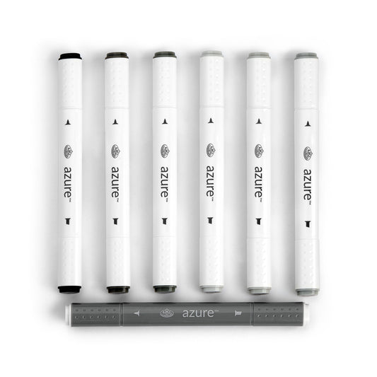 RM-904GRY - Grayscale Color Marker Set - 7pc