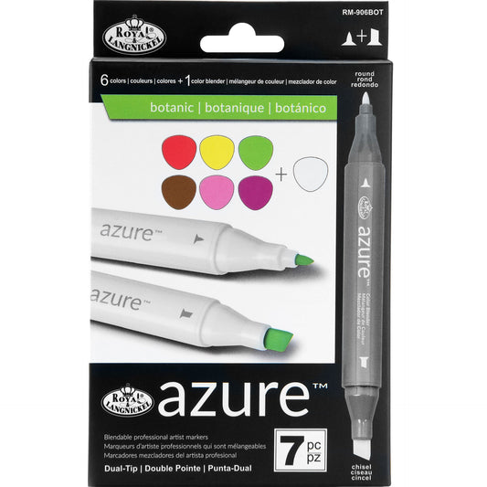 RM-906BOT - Botanic Color Marker Set - 7pc packaging front