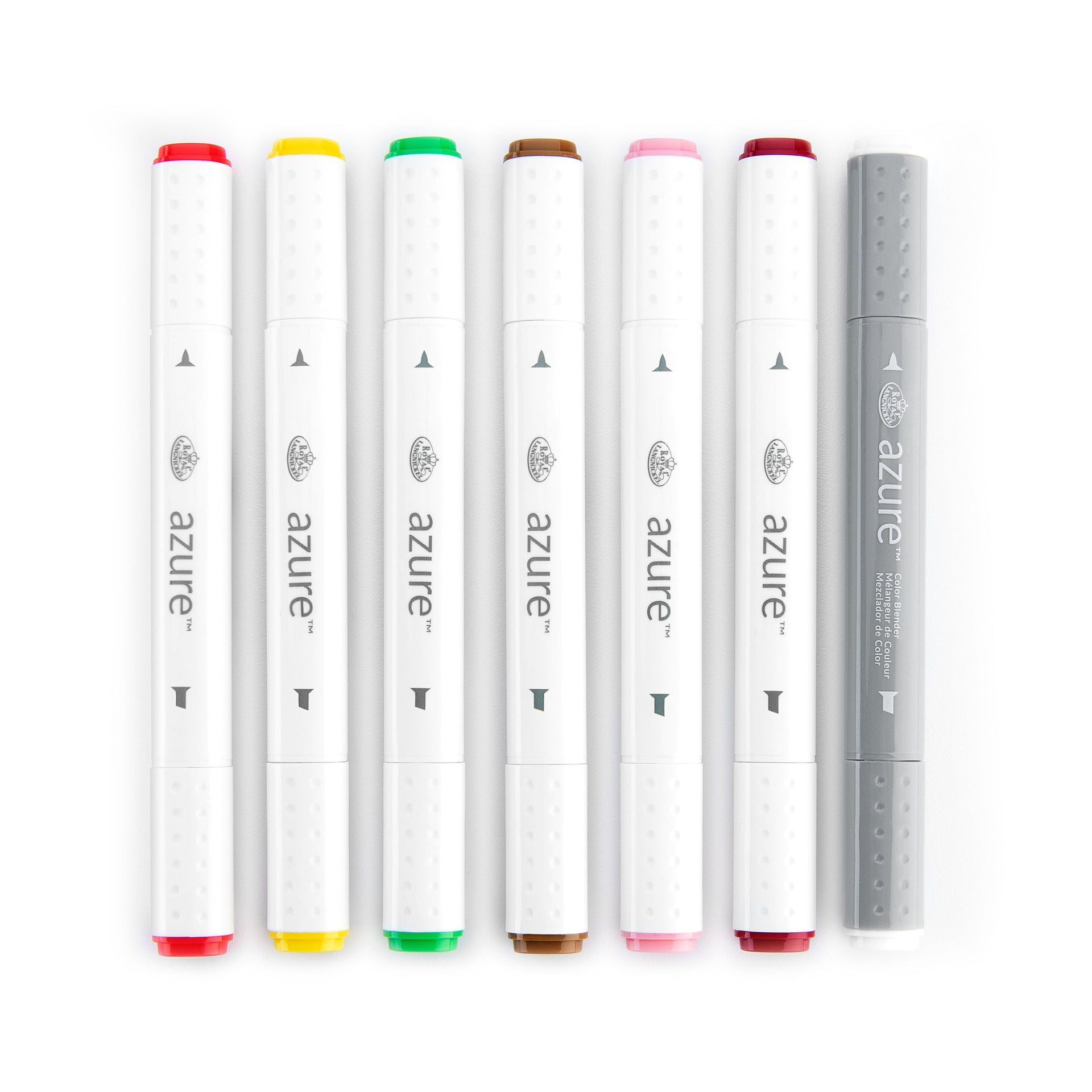 RM906BOT Azure™ 7pc Botanic Color Marker Set Royal & Langnickel