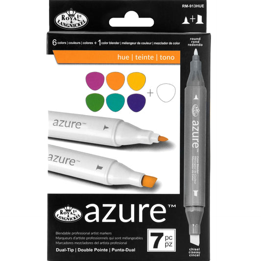 RM-913HUE - Hue Color Marker Set - 7pc packaging front