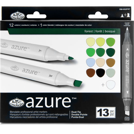 RM-952FRT - Forest Color Marker Set - 13pc packaging front