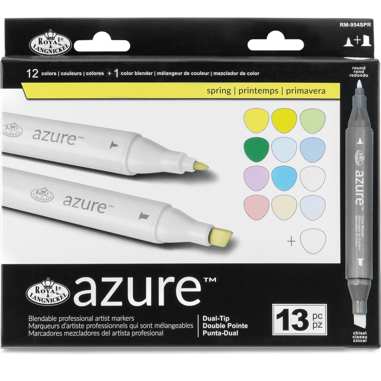 RM-954SPR - Spring Color Marker Set - 13pc packaging front