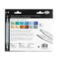 RM-955SEA - Seashore Color Marker Set - 13pc packaging back