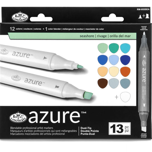RM-955SEA - Seashore Color Marker Set - 13pc packaging front