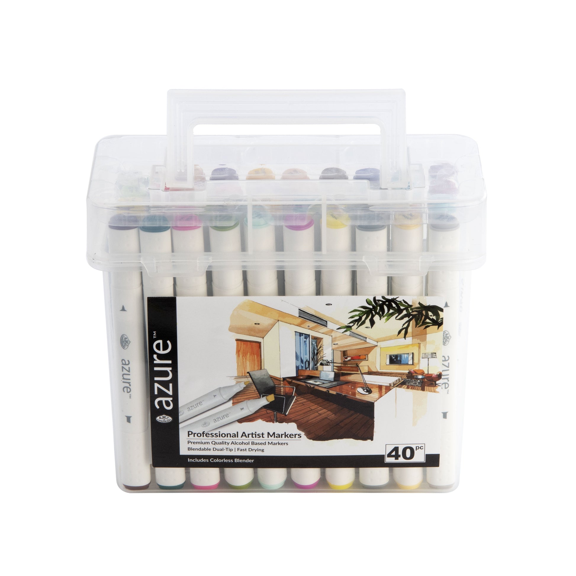 RM-BAS40 - 40pc Azure Marker Set package front