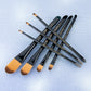 RMAJ-302 - Majestic™ 7pc Acrylic & Watercolor Filbert Brush Set glam 2