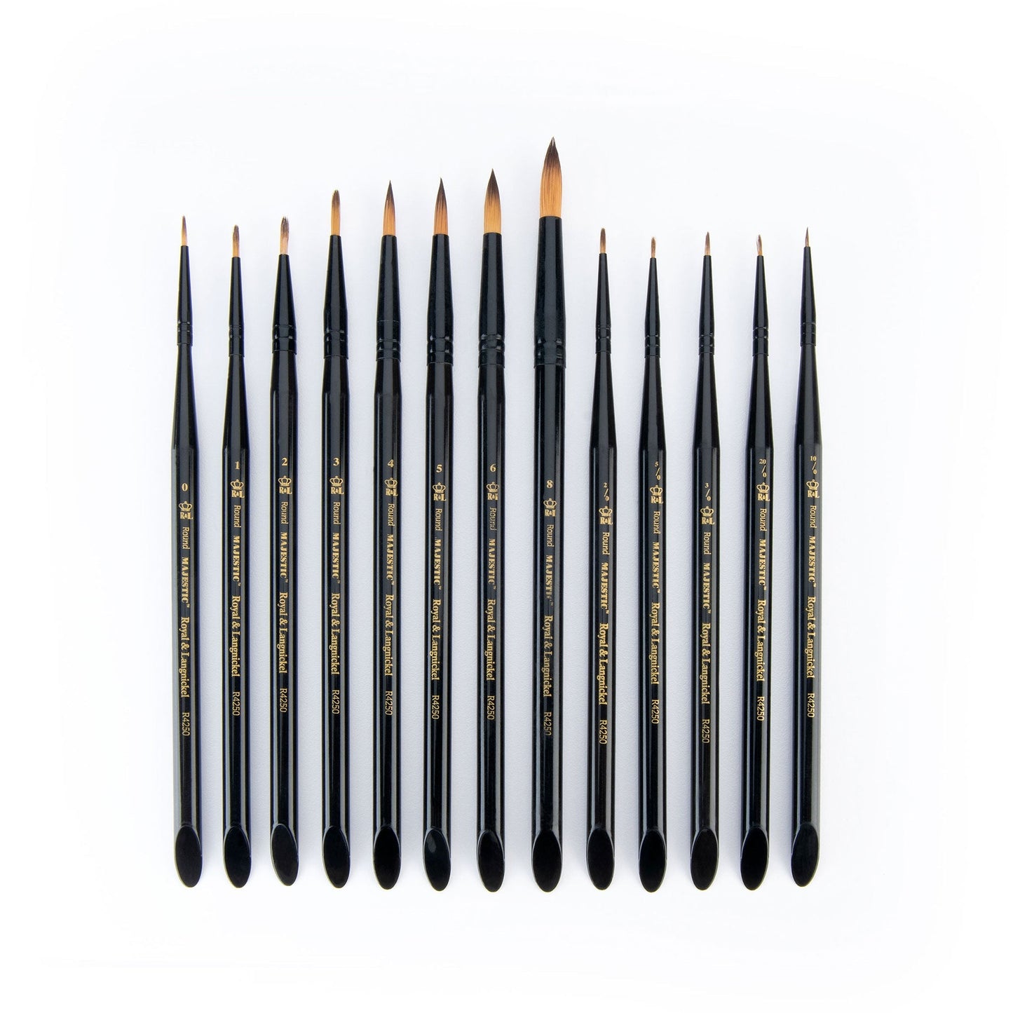 RMAJ-304 - Majestic™ 13pc Standard Handle Acrylic & Watercolor Round Brush Set