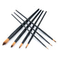 RMAJ-401 - Majestic™ 7pc Long Handle Acrylic & Oil Round Brush Set glam 2