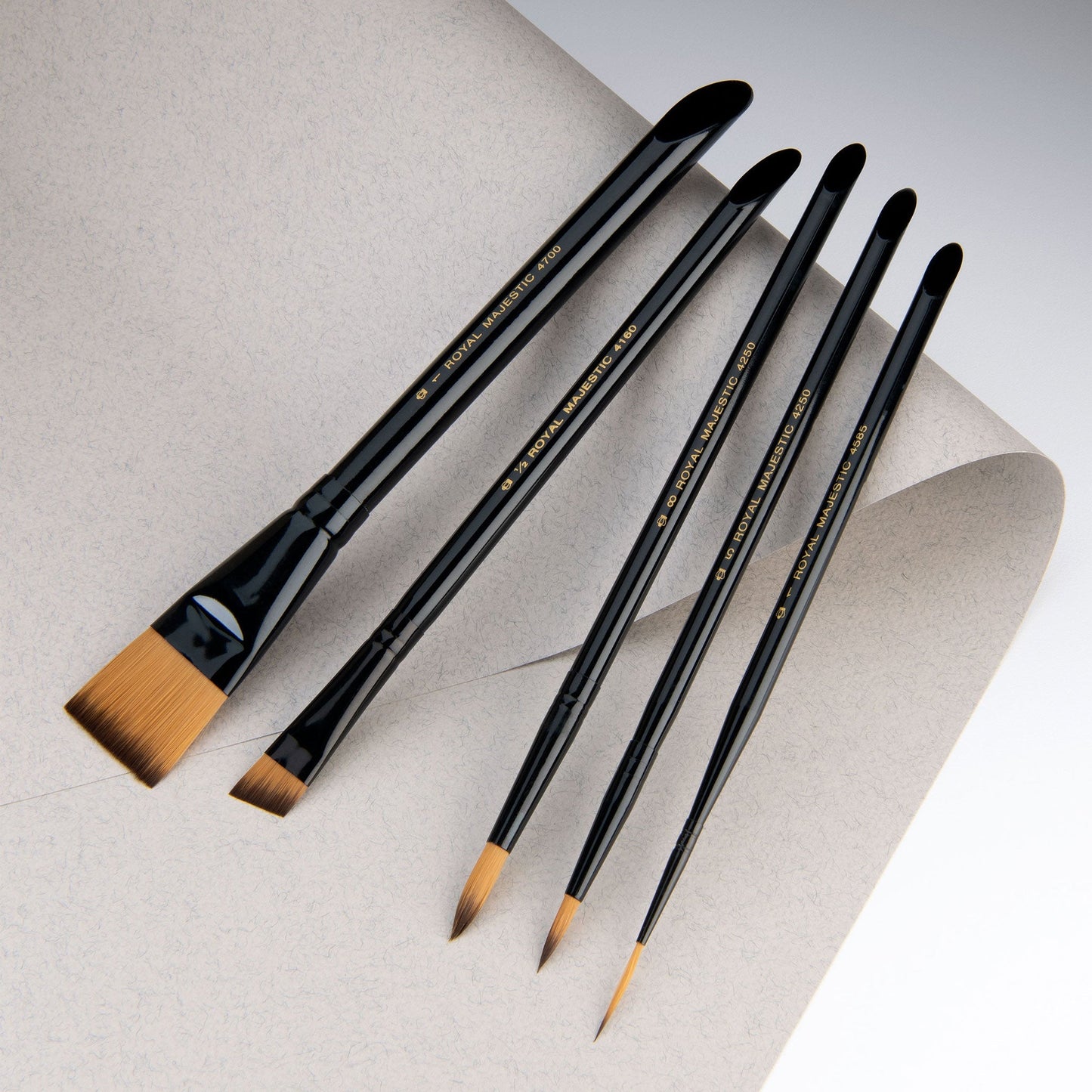 RMAJ-WATER - Majestic™ Standard Handle Watercolor Brush Set glam 1