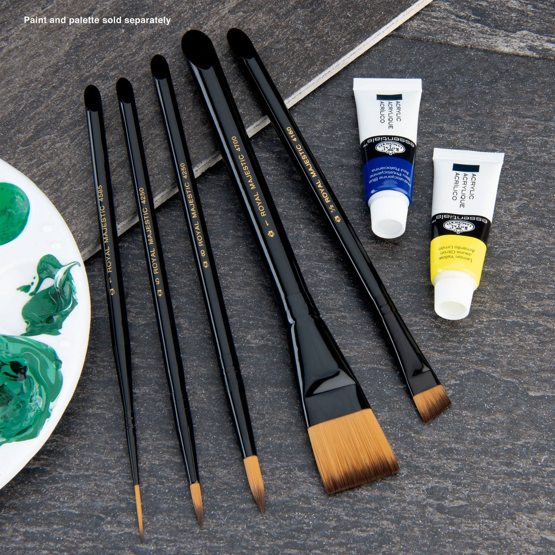 RMAJ-WATER - Majestic™ Standard Handle Watercolor Brush Set glam 2