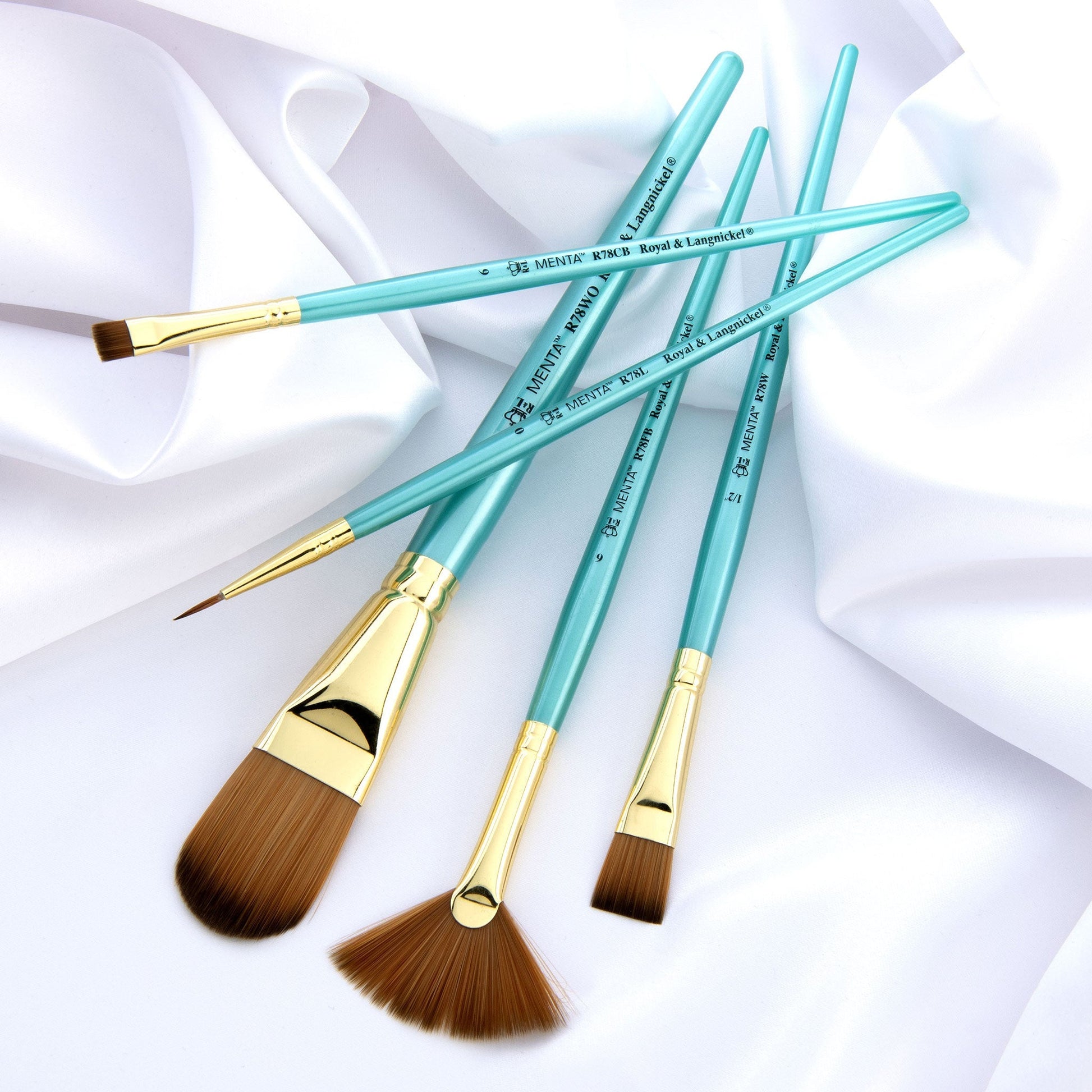 RMEN-SET781 - Menta™ 5pc Synthetic Sable Variety Acrylic Brush Set glam 1