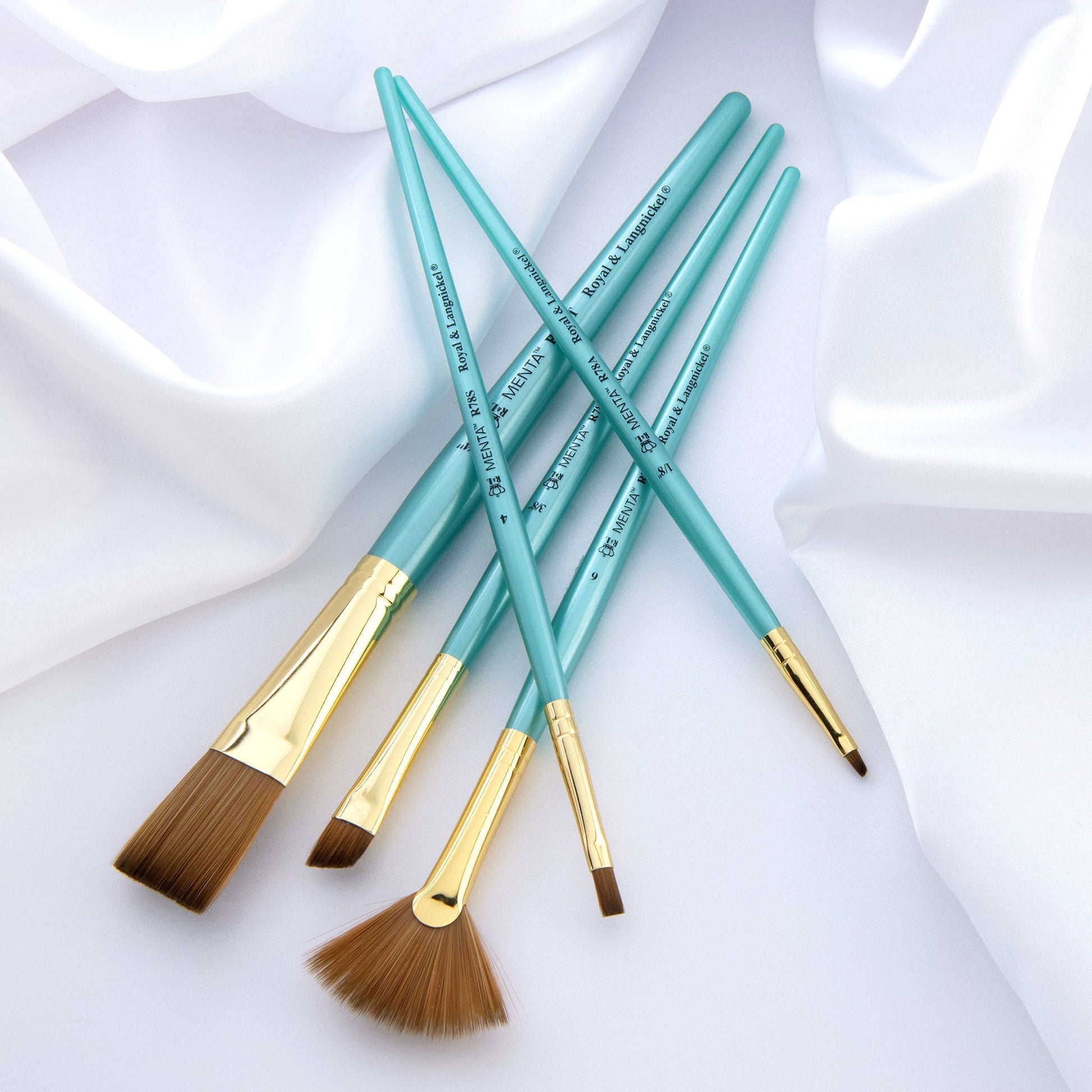 RMEN-SET783 - Menta™ 5pc Synthetic Sable Variety Acrylic Brush Set glam 1