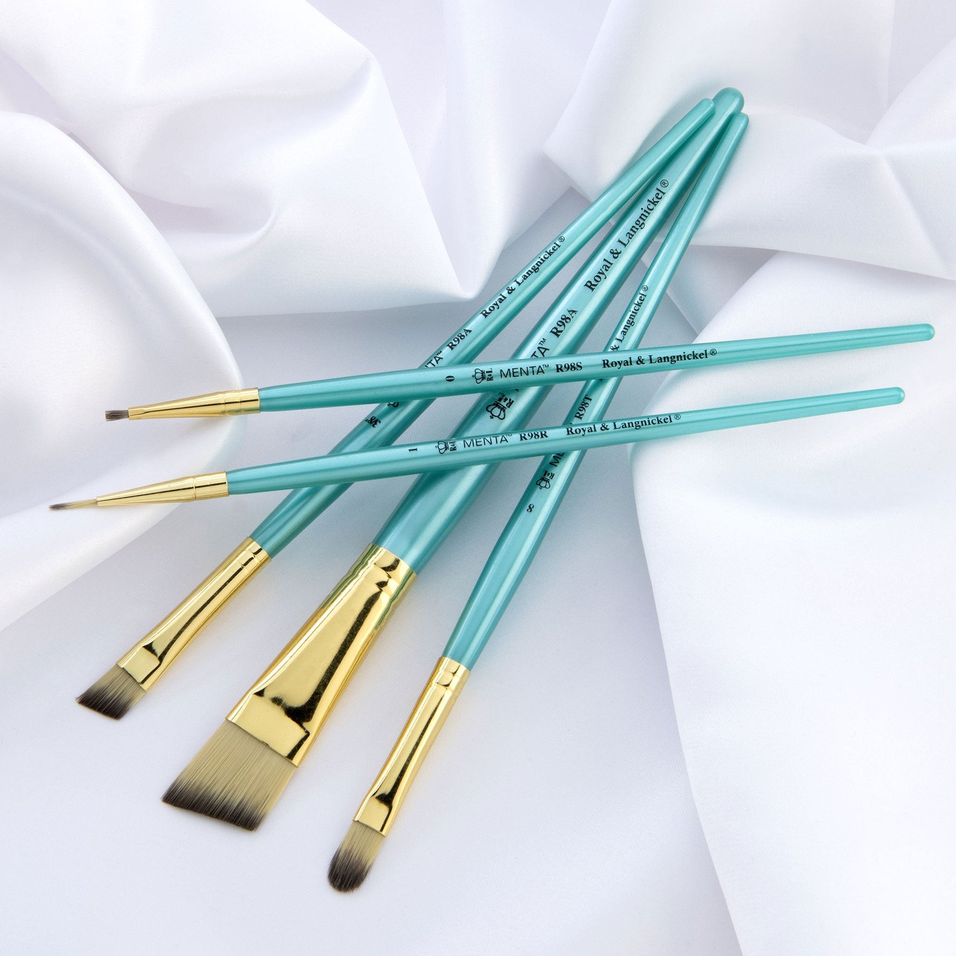 RMEN-SET982 - Menta™ 5pc Synthetic Blend Variety Acrylic Brush Set glam 1