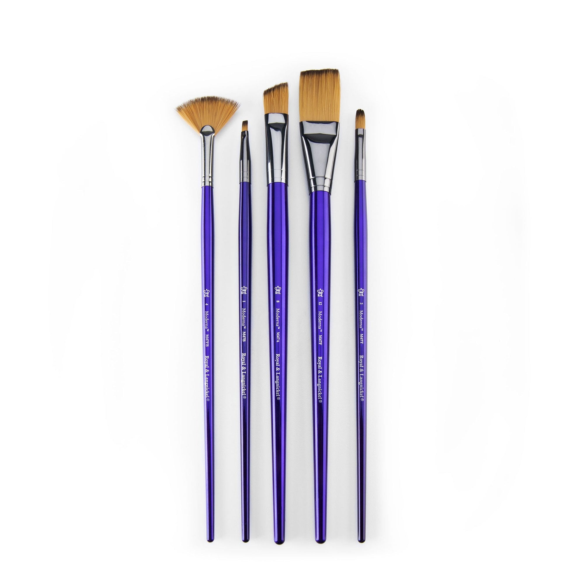 RMOD-SET471 - Moderna™ 5pc All Media Variety Brush Set