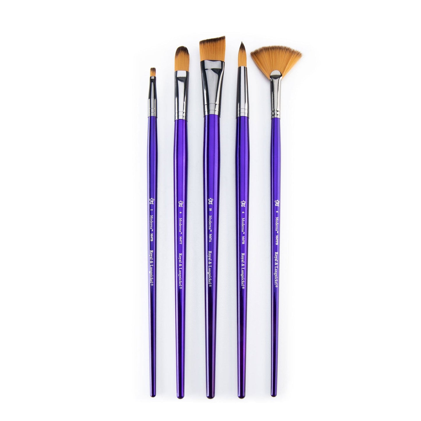 RMOD-SET476 - Moderna™ 5pc All Media Variety Brush Set