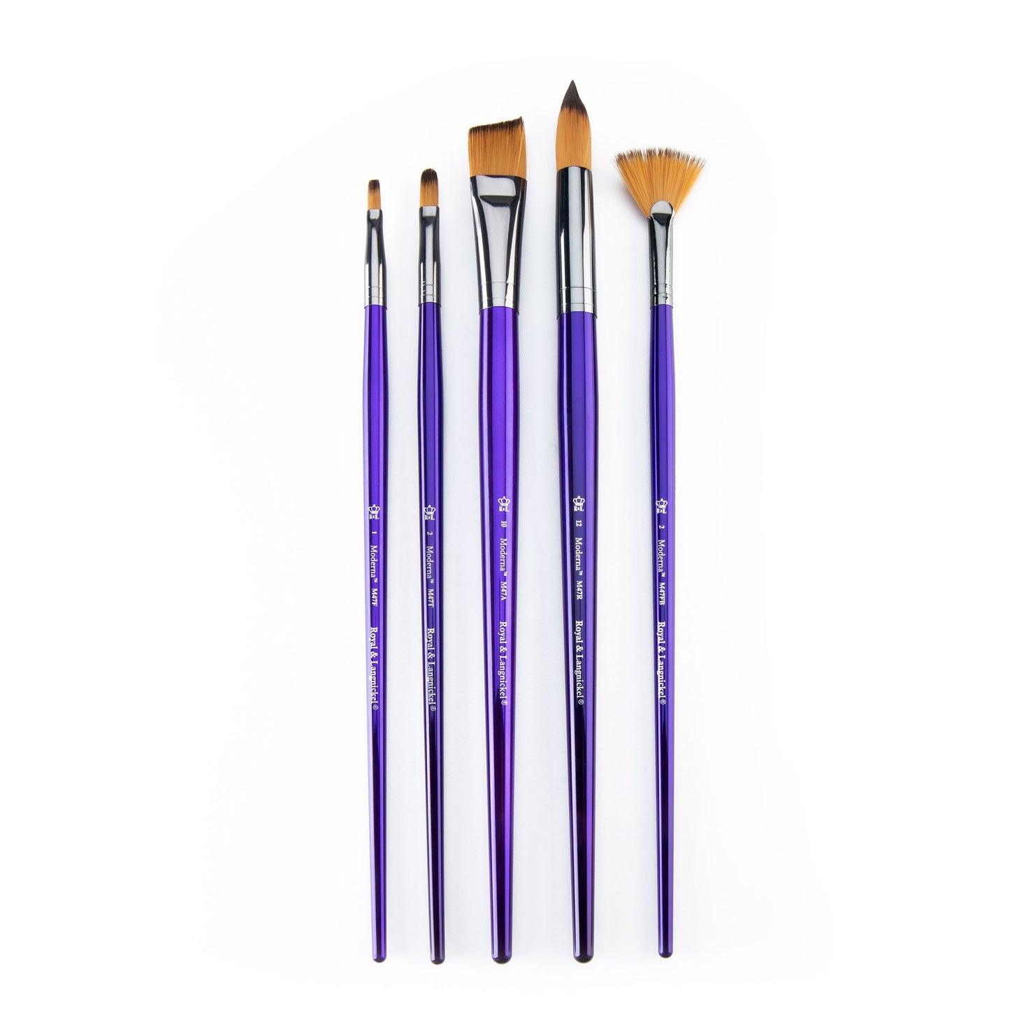 RMOD-SET477 - Moderna™ 5pc All Media Variety Brush Set