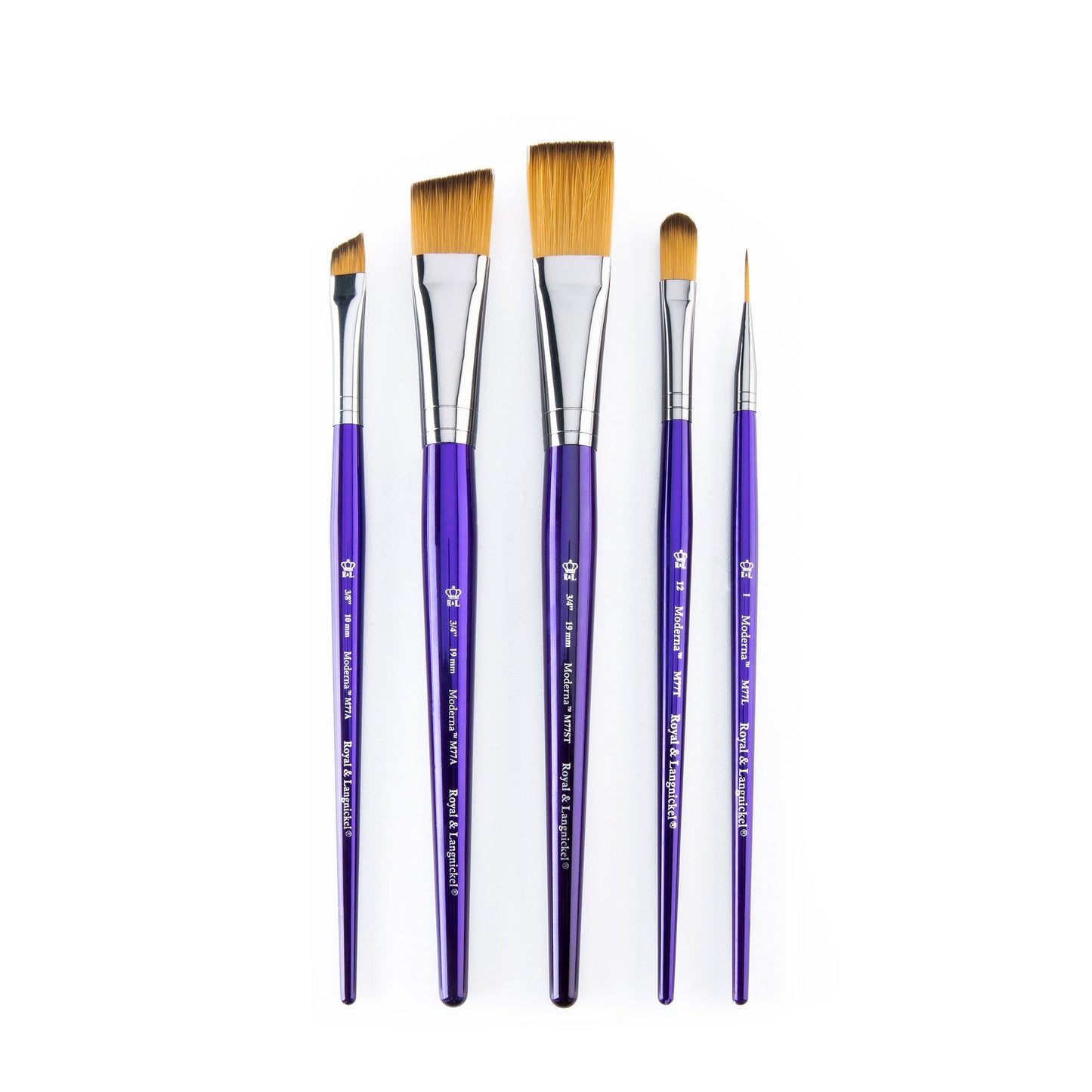 RMOD-SET773 - Moderna™ 5pc All Media Variety Brush Set