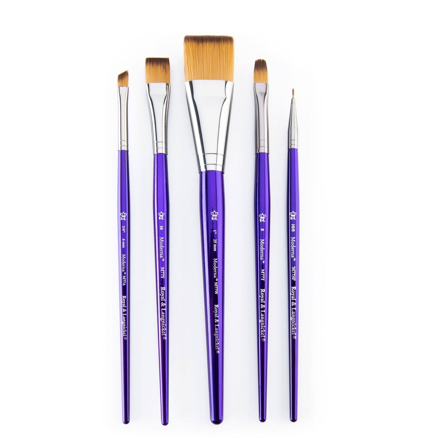 RMOD-SET774 - Moderna™ 5pc All Media Variety Brush Set