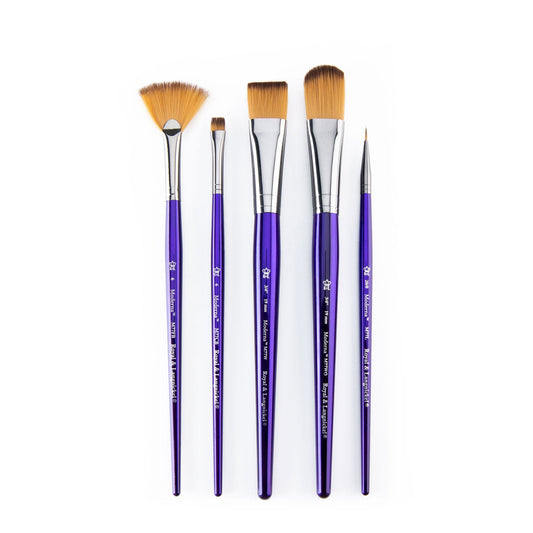 RMOD-SET776 - Moderna™ 5pc All Media Variety Brush Set