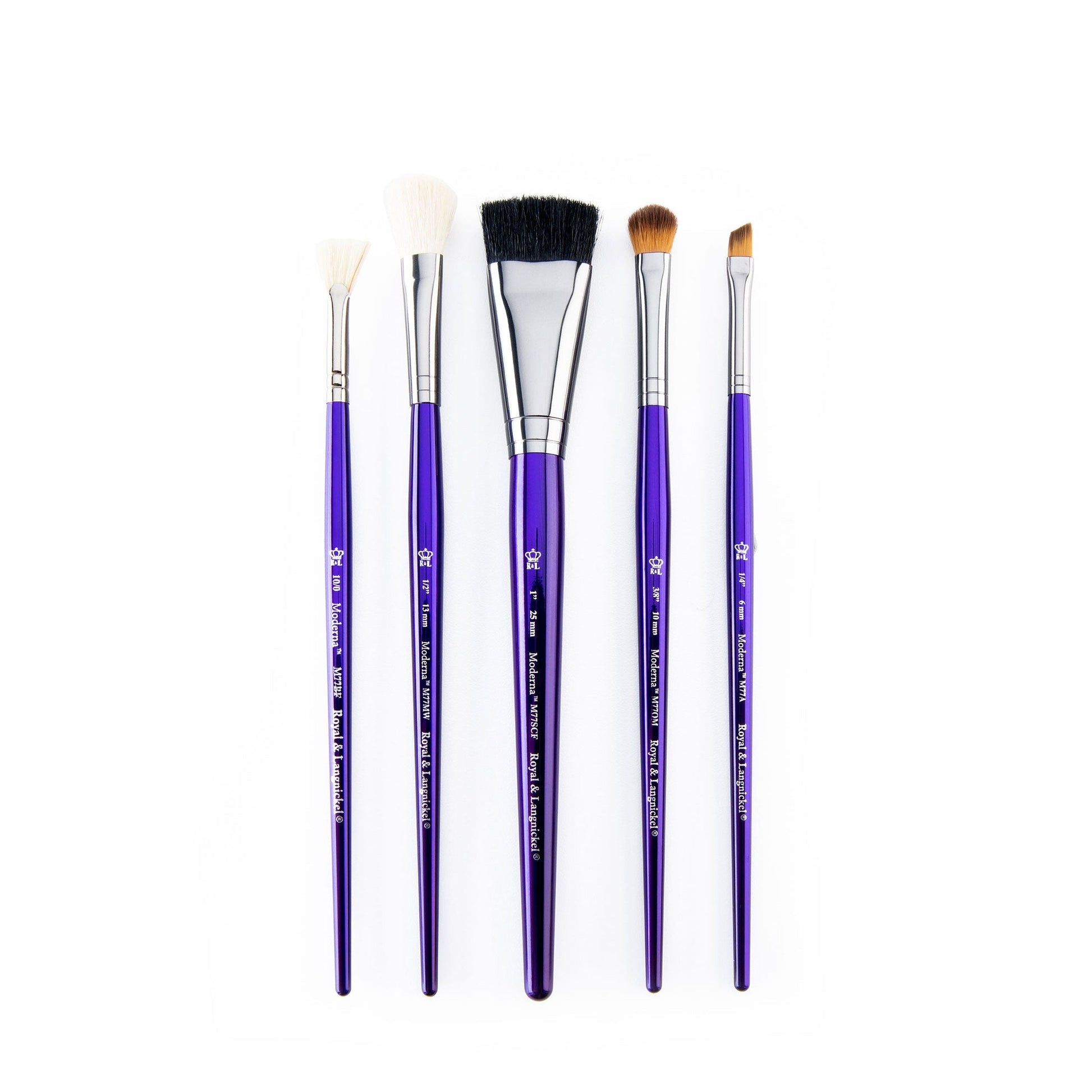 RMOD-SET780 - Moderna™ 5pc All Media Variety Brush Set