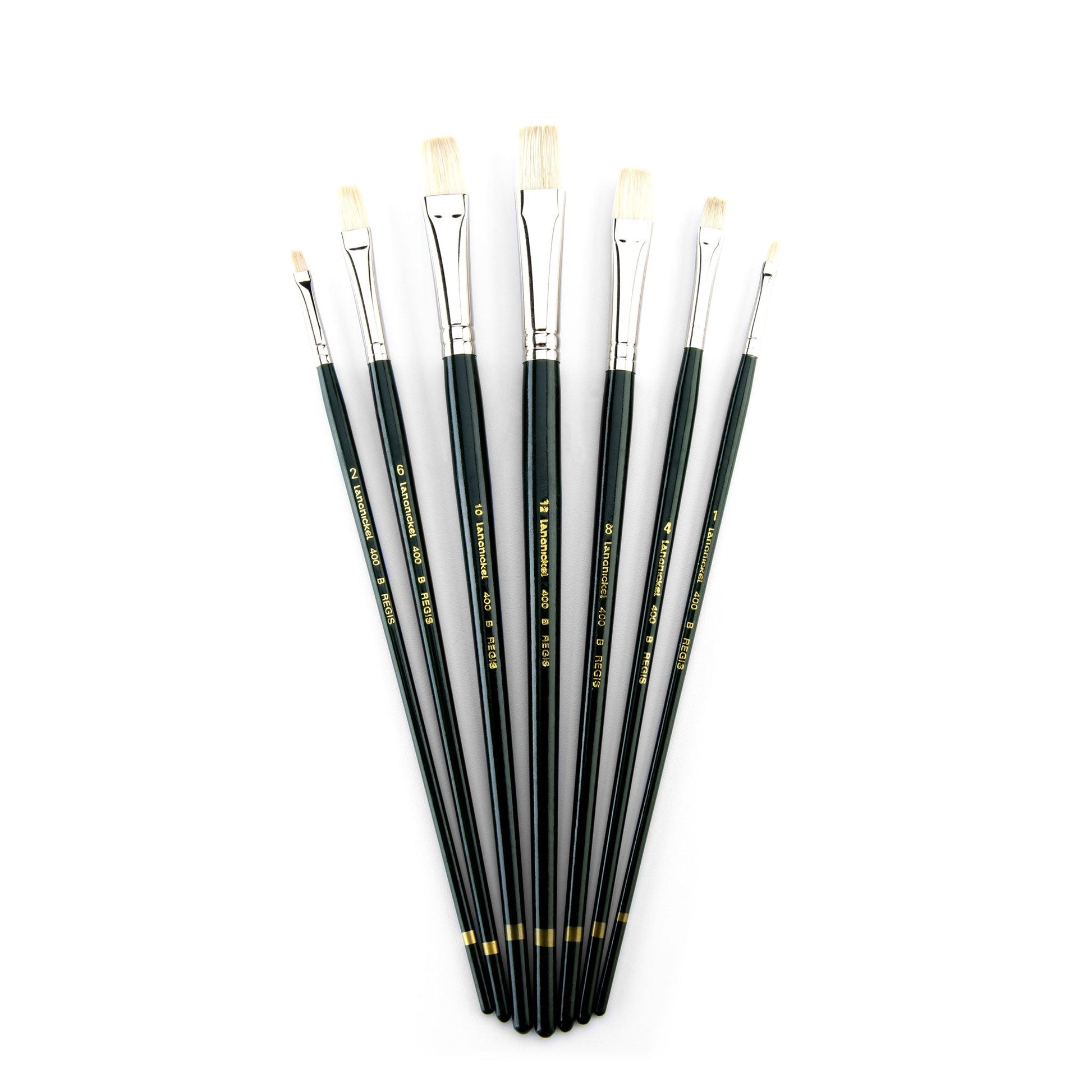 RSET-400B - Regis™ 7pc Oil & Acrylic Bright Brush Set glam 3