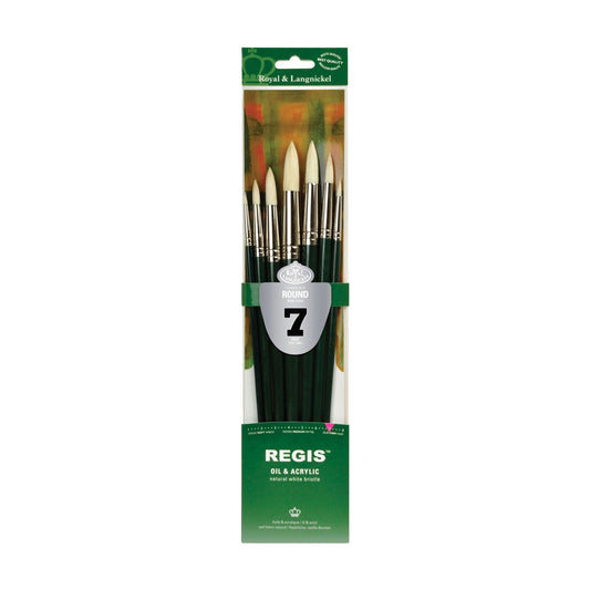 RSET-400R - Regis™ 7pc Oil & Acrylic Round Brush Set packaging front