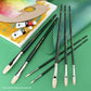 RSET-404T - Regis™ 7pc Oil & Acrylic Filbert Brush Set glam 1