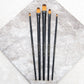 RSET-4306 - essentials™ 5pc Gold Taklon Variety Brush Set glam 3
