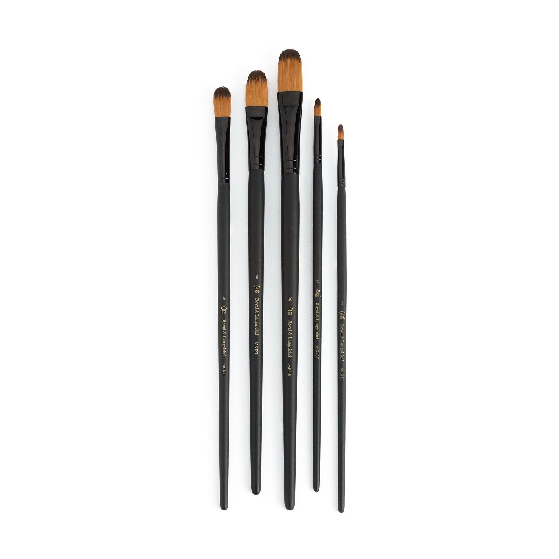 RSET-4306 - essentials™ 5pc Gold Taklon Variety Brush Set